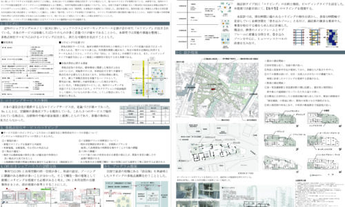 多拠点住居を想定したコリビングの提案 商店街立地を対象として (Mito Ozaki)